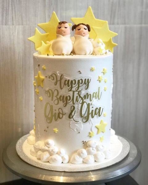 Baptismal celebration cake