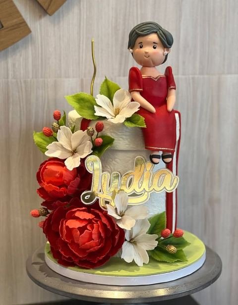 Single tier retirement cake