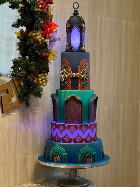 Special milestone birthday cake